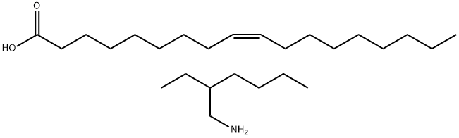 oleic acid, compound with 2-ethylhexylamine (1:1) Structure