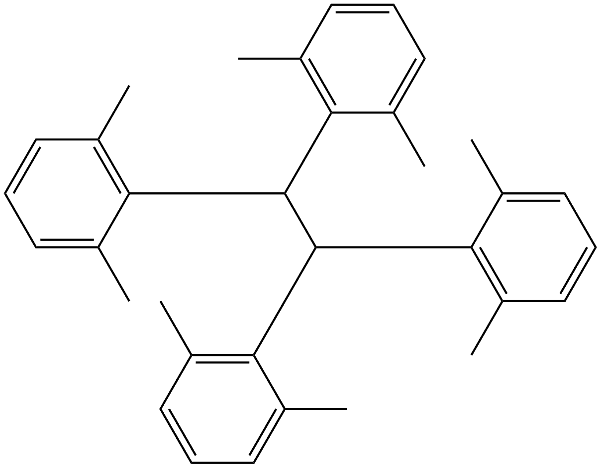 Benzene, 1,1',1'',1'''-(1,2-ethanediylidene)tetrakis[2,6-dimethyl- (9CI) Structure