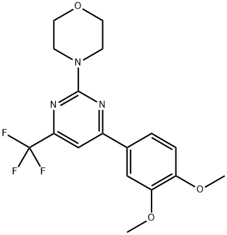 686725-39-3 4-(4-(3,4-二甲氧基苯基)-6-(三氟甲基)嘧啶-2-基)吗啉