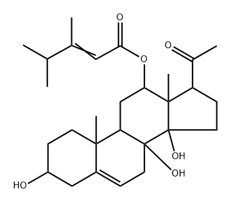 (17R)-12β-[(3,4-Dimethyl-1-oxo-2-pentenyl)oxy]-3β,8β,14β-trihydroxypregn-5-en-20-one|