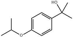 α,α-Dimethyl-4-(1-methylethoxy)benzenemethanol Struktur