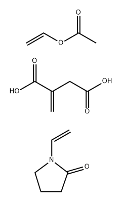 PVP/VA/衣康酸共聚物,68928-72-3,结构式