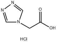 4H-1,2,4-Triazole-4-acetic acid, hydrochloride (1:1) Structure