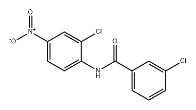3-chloro-N-(2-chloro-4-nitrophenyl)benzamide Structure
