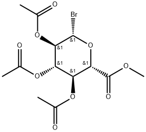 β-D-Glucopyranuronic acid, 1-bromo-1-deoxy-, methyl ester, 2,3,4-triacetate,6919-98-8,结构式