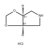 (3aR,6aS)-rel-tetrahydro-4H-1,3-Dioxolo[4,5-c]pyrrole hydrochloride  (Relative struc),692058-52-9,结构式