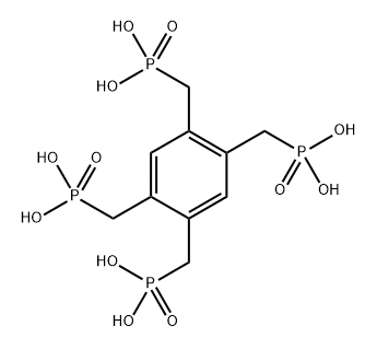 Phosphonic acid, P,P',P'',P'''-[1,2,4,5-benzenetetrayltetrakis(methylene)]tetrakis-|膦酸,?P',?P',?P''-?[1,?2.?4.?5-?苯并四氮唑?是(亚甲基)?]?四联症-