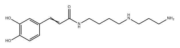 N1-Caffeoylspermidine Structure