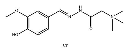 Ethanaminium,2-[2-[(4-hydroxy-3-methoxyphenyl)methylene]hydrazinyl]-N,N,N-trimethyl-2-oxo-,chloride (1:1)