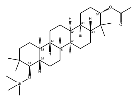 (8α,9β,13α,14β,17α,18β)-21,21-Dimethyl-22α-(trimethylsiloxy)-29,30-dinorgammaceran-3β-ol acetate|