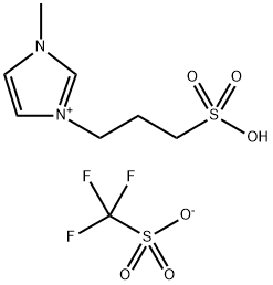 1-丙基磺酸-3- 甲基味唑三氟甲烷磺酸盐, 699009-10-4, 结构式