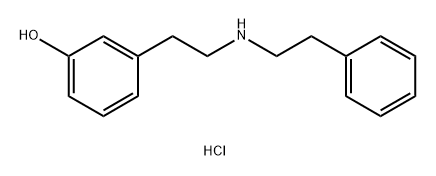 Phenol, m-(2-(phenethylamino)ethyl)-, hydrochloride,70045-20-4,结构式