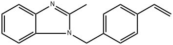1-[(4-Ethenylphenyl)methyl]-2-methyl-1H-benzimidazole Structure