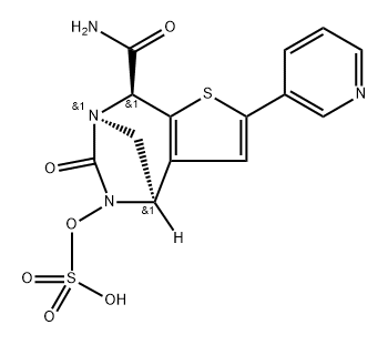 REL-(4R,7R,8S)-4,5,6,8-TETRAHYDRO-6-OXO-2-(3- PYRIDINYL)-5-(SULFOOXY)-4,7-METHANO-7H-THIENO [2,3-E][,704199-26-8,结构式