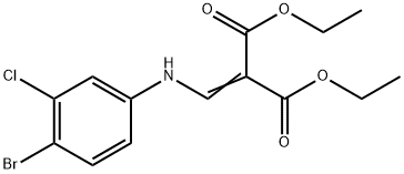 diethyl 2-[(4-bromo-3-chloro-anilino)methylene]propanedioate|