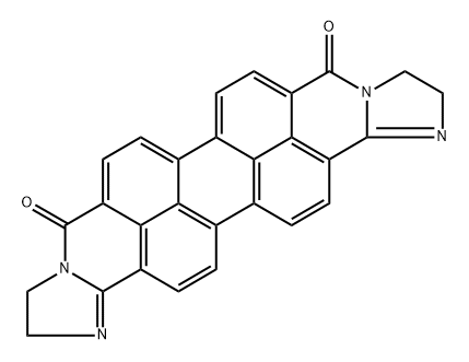 BISIMIDAZO2,1-A:2',1'-A'ANTHRA2,1,9-DEF:6,5,10-D'E'F'DIISOQUINOLINE-DIONE 结构式