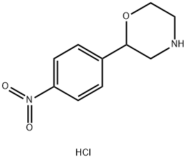 2-(4-nitrophenyl)morpholine hydrochloride Structure