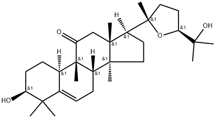 (10α,24S)-20,24-Epoxy-3,25-dihydroxy-9β-methyl-19-norlanost-5-en-11-one Struktur