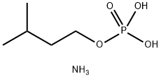 Phosphoric acid hydrogen ammonium 3-methylbutyl ester salt 结构式