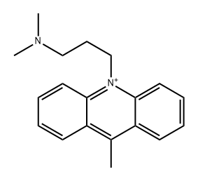 IMipraMine IMpurity HCl (9-Methyl-10-DiMethylaMinopropylacridiniuM Chloride HCl) Structure
