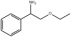 Benzenemethanamine, α-(ethoxymethyl)- Structure