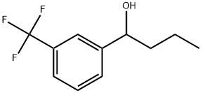 Benzenemethanol, α-propyl-3-(trifluoromethyl)- Structure