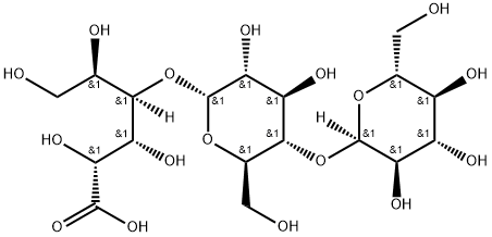 O4-(O4-Α-D-吡喃葡萄糖基-Α-D-吡喃葡萄糖基)-D-葡萄糖酸,70834-09-2,结构式