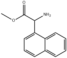 1-Naphthaleneacetic acid, α-amino-, methyl ester Struktur