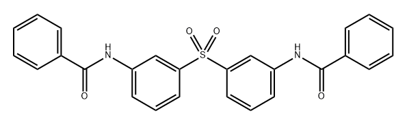 N,N'-(sulfonylbis(3,1-phenylene))dibenzamide Struktur