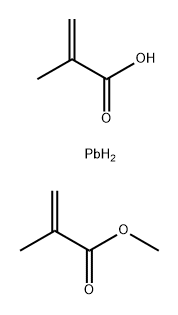 POLY(LEAD METHACRYLATE 2-ETHYLHEXANOATE/METHYL METHACRYLATE) Struktur