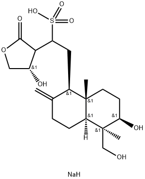 亚硫酸氢钠穿心莲内酯,71202-97-6,结构式