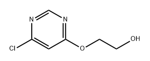 2-[(6-chloropyrimidin-4-yl)oxy]ethan-1-ol 结构式