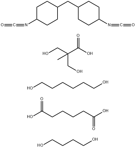 헥산디오산,1,4-부탄디올,1,6-헥산디올,3-히드록시-2-(히드록시메틸)-2-메틸프로판산및1,1-메틸렌비스4-이소시아나토시클로헥산중합체