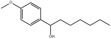 α-Hexyl-4-methoxybenzenemethanol Struktur