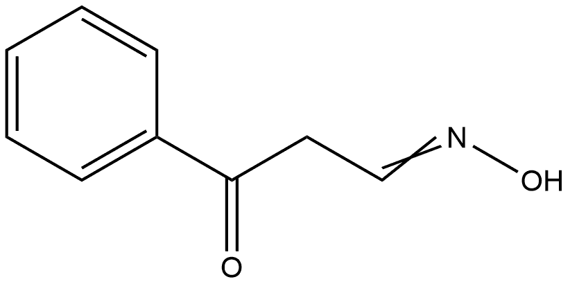 Benzenepropanal, β-oxo-, 1-oxime