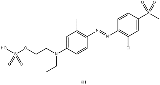 71673-08-0 Sulfuric acid potassium 2-[[4-[[2-chloro-4-(methylsulfonyl)phenyl]azo]-3-methylphenyl]ethylamino]ethyl ester salt