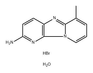 2-Amino-6-methyldipyridol[1,2-A:3',2'-D]imidazole (13C2,15N) HCl Structure