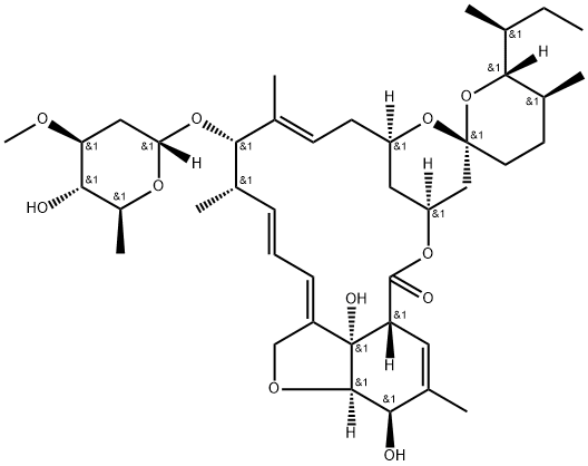 IverMectin B1 Mono-sugar Derivative 化学構造式