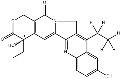 7-Ethyl-10-Hydroxy CaMptothecin-d5 Structure