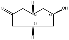 rac-(3aR,5R,6aS)-5-hydroxy-octahydropentalen-2-one Structure