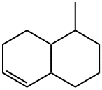 Naphthalene, 1,2,3,4,4a,7,8,8a-octahydro-1-methyl-, stereoisomer (9CI) 化学構造式