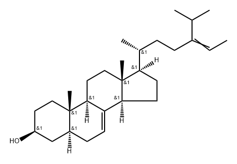 豆甾醇杂质2, 7212-91-1, 结构式