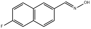 6-Fluoro-2-naphthalenecarboxaldehyde oxime Structure