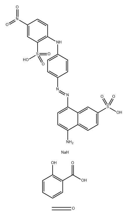 72245-24-0 2-羟基苯甲酸、甲醛的反应产物与重氮化-5-氨基[[8-[4-[(4-硝基-2-磺酸苯基)氨基]苯基]偶氮]-2-萘磺酸二钠偶合物