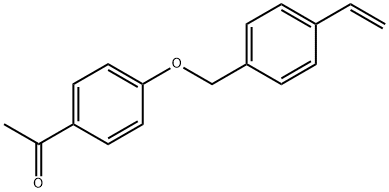 1-[4-[(4-Ethenylphenyl)methoxy]phenyl]ethanone|1-[4-[(4-乙烯基苯基)甲氧基]苯基]乙酮