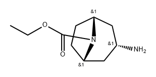 8-Azabicyclo[3.2.1]octane-8-carboxylicacid,3-amino-,ethylester,(3-endo)- 结构式