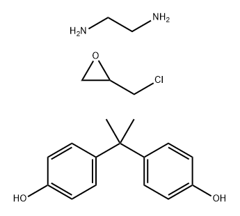 Phenol, 4,4-(1-methylethylidene)bis-, polymer with (chloromethyl)oxirane, reaction products with ethylenediamine Structure