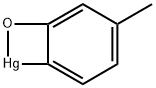 4-Methyl-7-oxa-8-mercurabicyclo[4.2.0]octa-1,3,5-triene 结构式