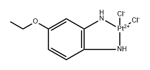platinum dichloro(4-ethoxy-O-phenylenediammine) Structure