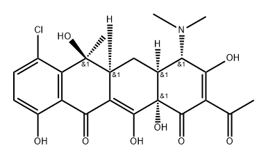 金霉素杂质H,7301-38-4,结构式